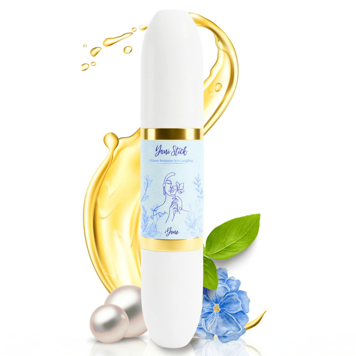 iYone Yoni Stick 60 g - 100% plantaardige stick met Fairy Spear Root, Pearl Powder en Alum voor een direct steviger en verfrist gevoel