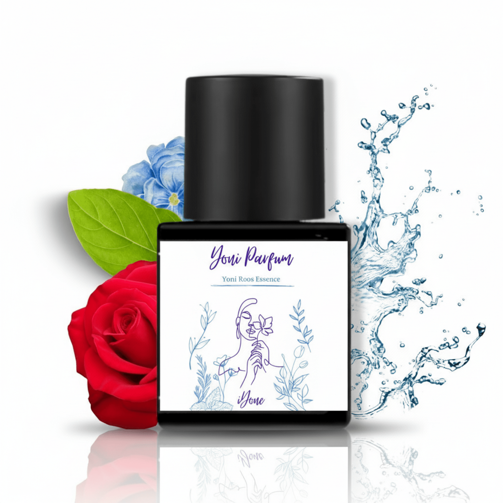 iYone Yoni Parfum Roos Essence 10 ml - geconcentreerde parfumolie met subtiele rozengeur voor de intieme zone