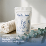 iYone Yoni Stoombad Kruiden - zes kruiden voor één moment, warm water, zachte stoom, aromatische kruidenmix