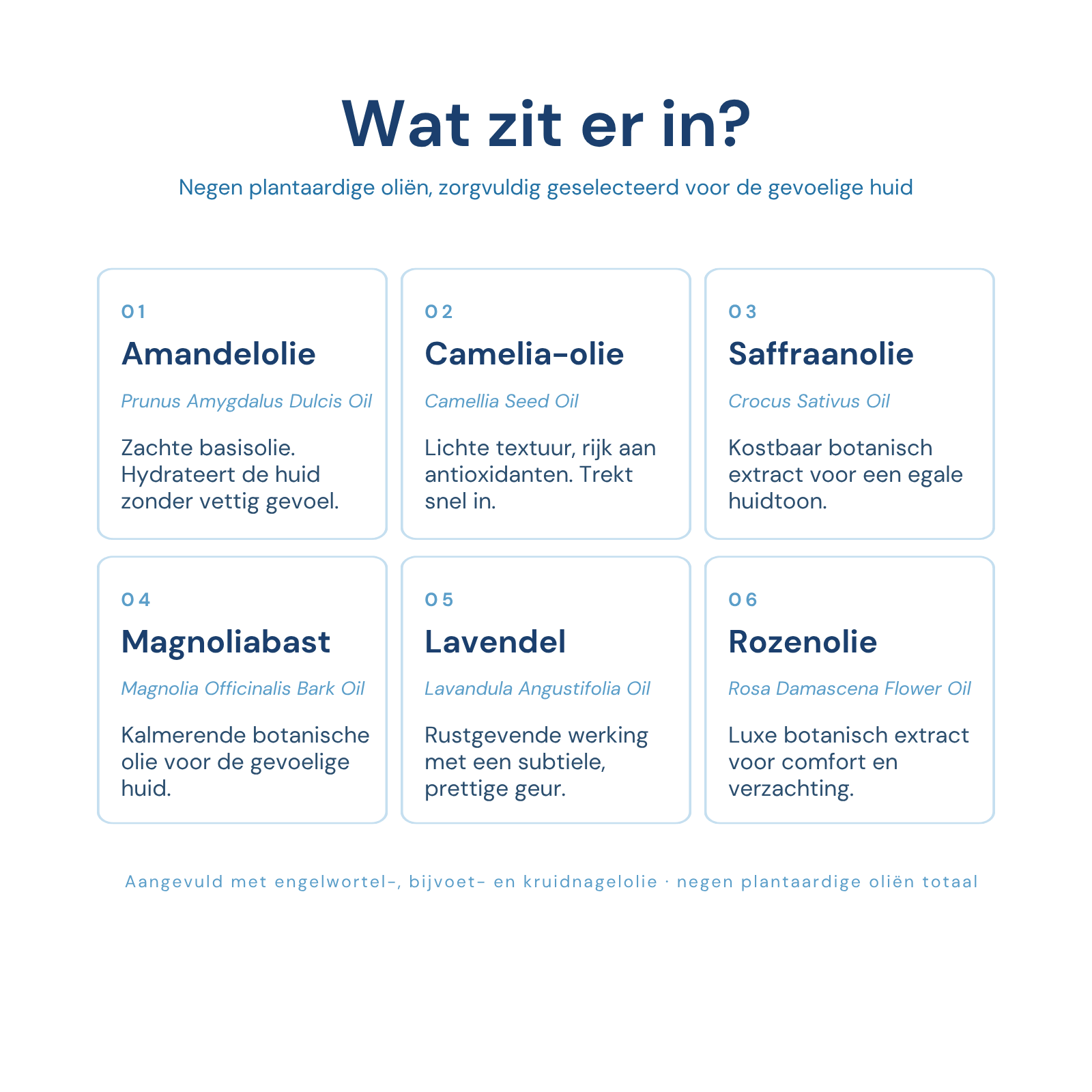9 plantaardige olien in Yoni Olie - amandel, camelia, saffraan, magnolia, lavendel, rozenolie