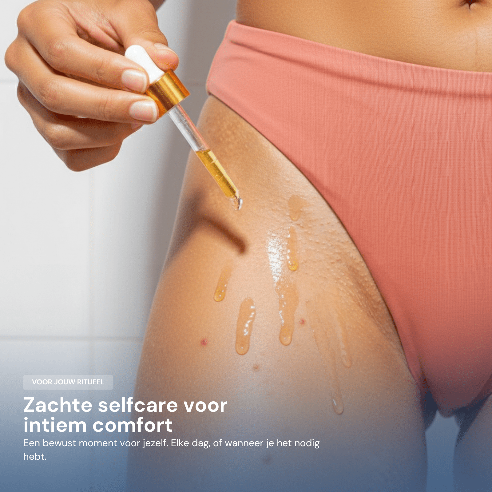 Zachte selfcare voor intiem comfort - een bewust moment met iYone Yoni Olie