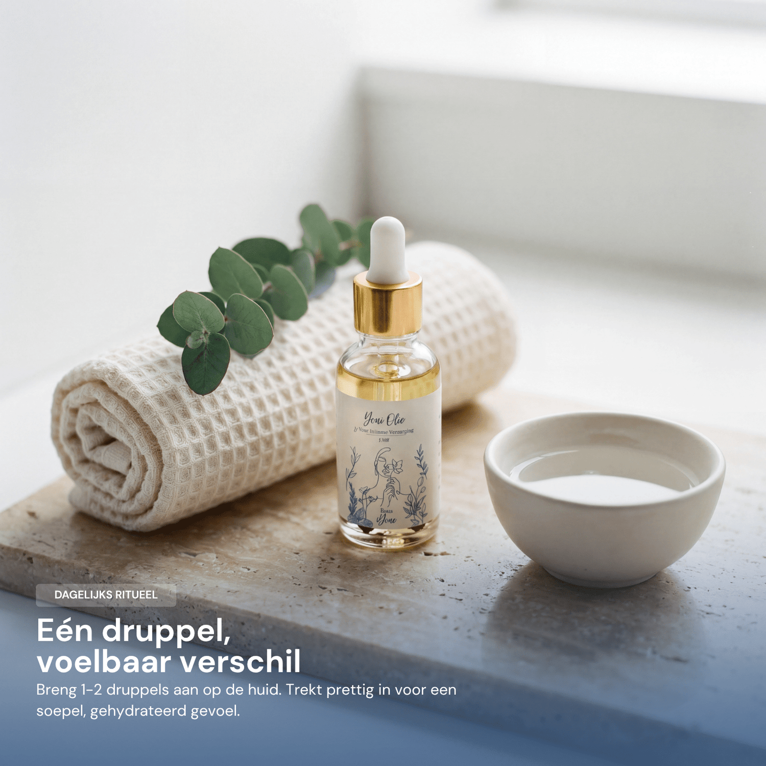 Eén druppel, voelbaar verschil - 1 tot 2 druppels Yoni Olie voor soepel, gehydrateerd gevoel