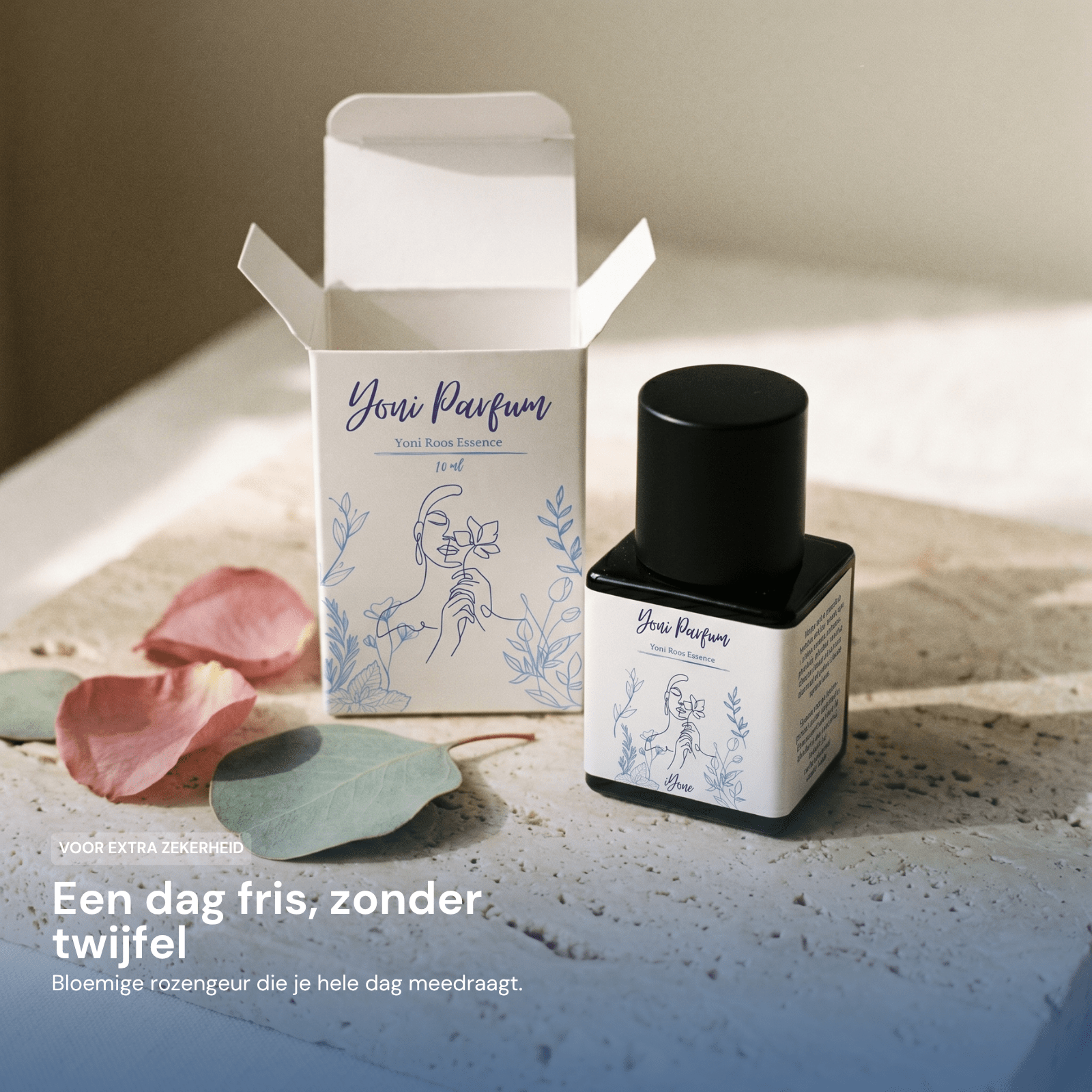 iYone Yoni Parfum - een dag fris zonder twijfel, bloemige rozengeur die je de hele dag meedraagt