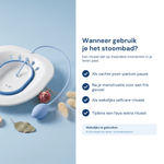 Wanneer gebruik je het stoombad - post-partum, na menstruatie, wekelijks selfcare of faya watra ritueel