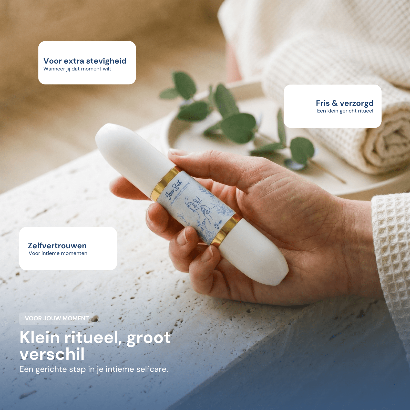 Klein ritueel, groot verschil - iYone Yoni Stick voor extra stevigheid, een fris en verzorgd gevoel en zelfvertrouwen tijdens intieme momenten