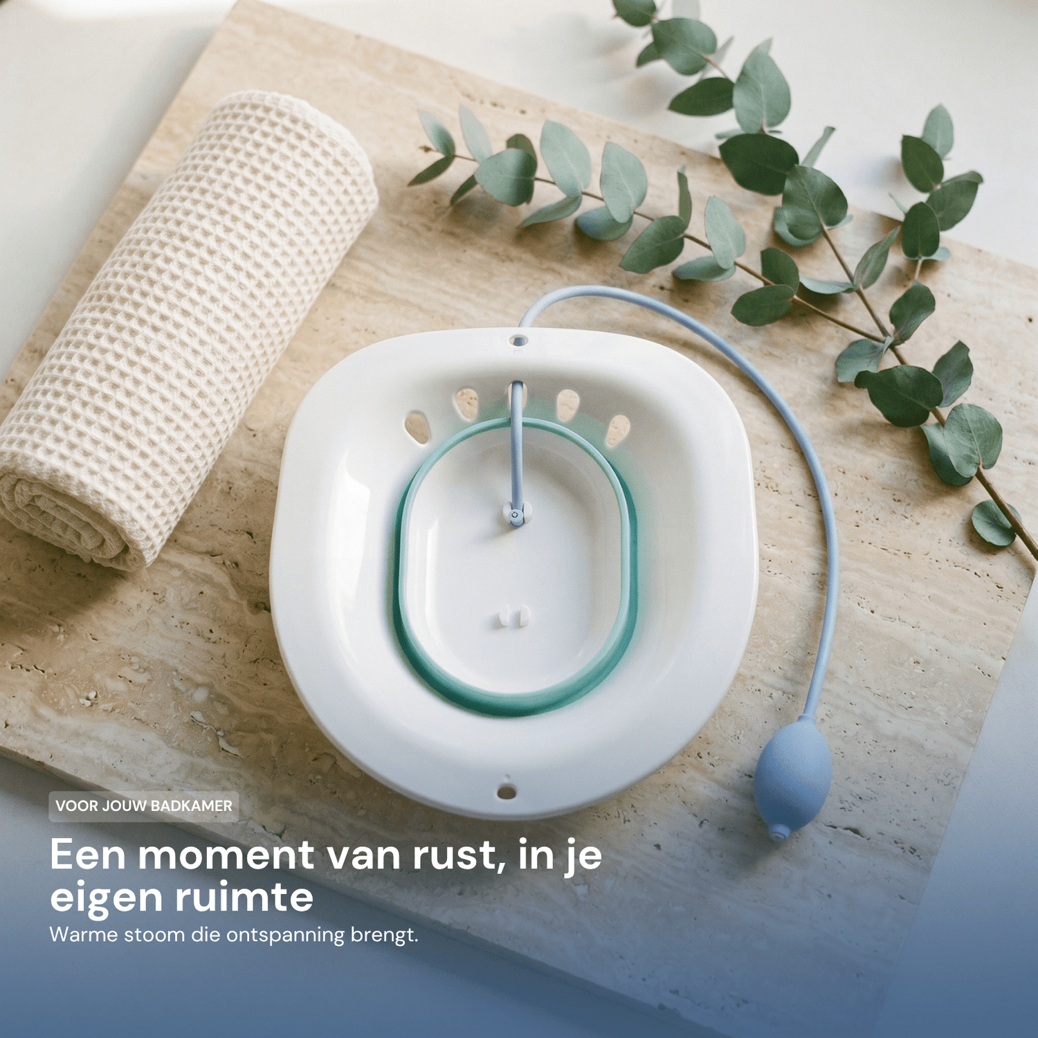 iYone Yoni Stoombad - een moment van rust in je eigen ruimte, warme stoom die ontspanning brengt